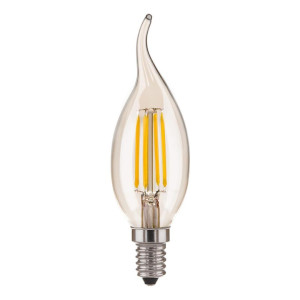 Лампа светодиодная филаментная Elektrostandard E14 9W 6500K прозрачная 4690389175312